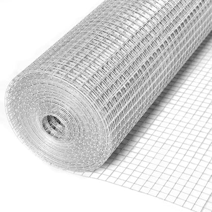 Hardware Cloth 1/2 Inch 19 Gauge 16inx50ft Chicken WireDouble-Layer Hot-Dip Fence Roll -Welded Wire Mesh for Poultry Netting, Garden Fencing, Tree Guard Rolls and Animal Enclosures - size: 1/2inch 16inx50ft