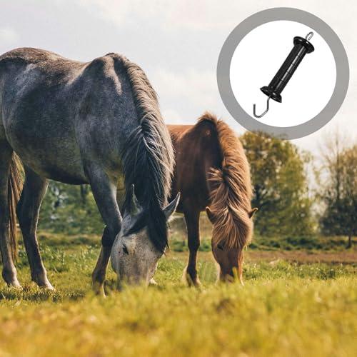 OSALADI Electric Fence Gate Handle Plastic with Fence Tension Springs for Outdoor Farm and Wooden Gates Sturdy Replacement