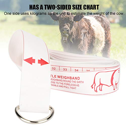 Cattle Tape Measure Bust Weight Contrast Ruler Soft Body Measuring Ruler for Farm Supplies