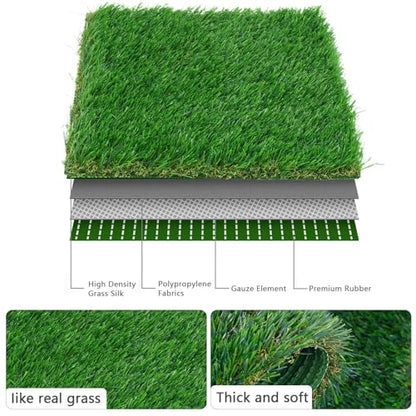THREE ORANGES Chicken Nesting Box Pads, Washable Artificial Grass Nesting Pads Cuttable Chickens Nest Box Bedding Liners for Hen Coop Egg Duck Chicks Goose 12x12x1.35inch (8 Pack) - size: 8pcs-12x12x1.35 inches