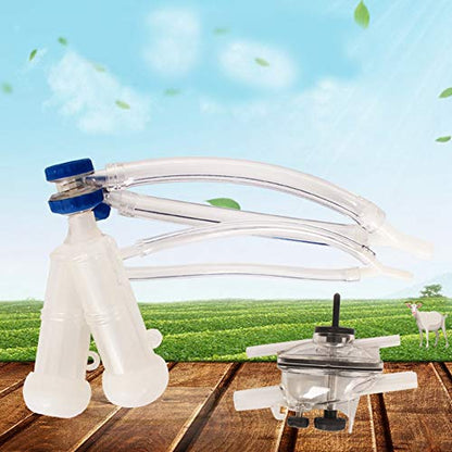 50ml Goat Sheep Milking Claw,Sheep Milk Collector Cup Goat Milk Claw Cluster Farm Milking Machine Teat Cup Group Part Accessories