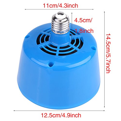 Heating Lamp Thermostat, Chicken Coop Heater, Poultry Heat Lamp for Piglets Chicken Animal Breeding