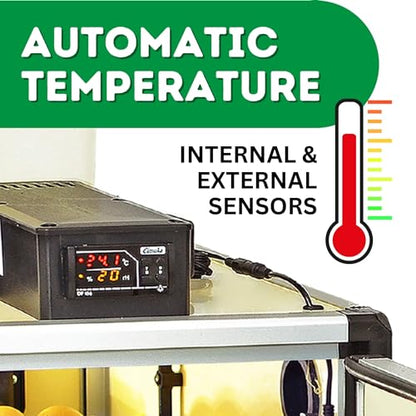 240-Egg Incubator Kit (180 Setter + 60 Hatcher) with Automatic Turner & Digital Control – Quail, Chicken, Duck, Goose & More – by Hatching Time - size: 240 Eggs (180 Setter + 60 Hatcher)