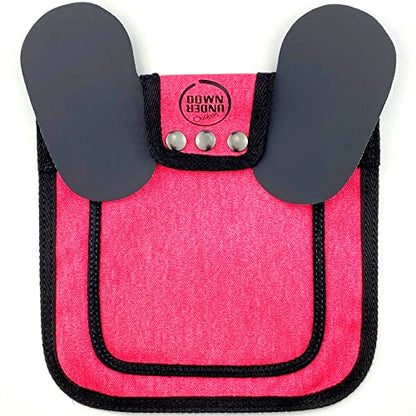 DOWN UNDER OUTDOORS Medium-Large Chicken Saddle with Adjustable Straps, Chicken Apron, Poultry Saver, Pet Supplies, Including Shoulder Cover (Pink) - color: Pink