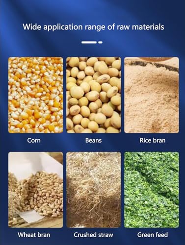 Animal Feed Pellet Mill Machine - 220V Fodder Grinder & Pelletizer for Chickens, Cows & Livestock - 4 Roller Pellet Press for Farm Use - color: 3mm