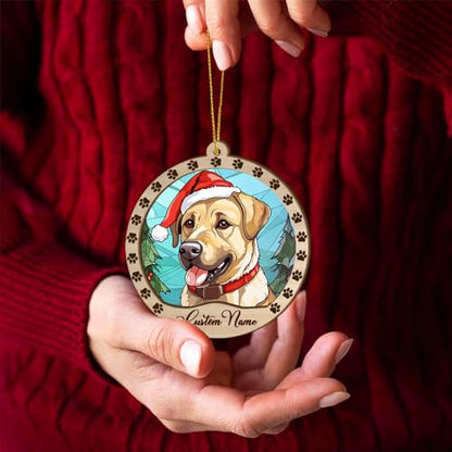 Personalized Anatolian Shepherd Ornament, Anatolian Shepherd Christmas Ornament, Custom Name Anatolian Shepherd Dog Suncatcher for Christmas Tree - color: Anatolian Shepherd