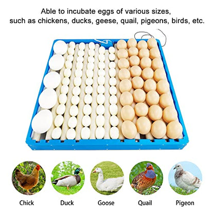Automatic Multifunction Incubator Egg Tray With 110V Motor Turning Hatcher for Chickens/Ducks/Birds/Poultry (11 tubes) - color: 11 tubes