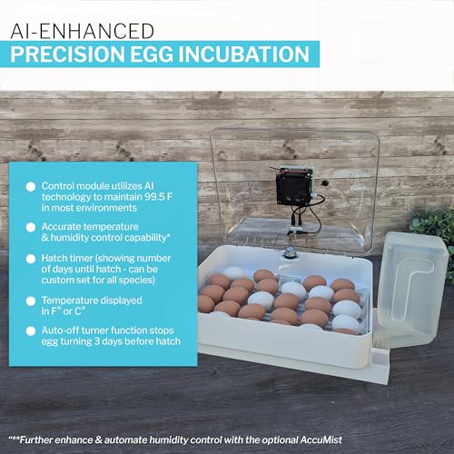 IncuView 3 Pro All-in-One Automatic Egg Hatching Incubator with AquaTank - style: IncuView + AquaTank (Extra Capacity)