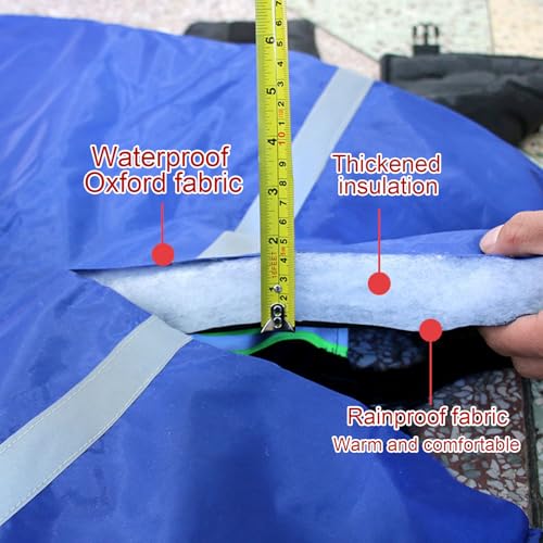 Calf Coat - Waterproof Warm Clothes for Young Livestock, Insulated Calf Warming Blanket for Barn Pasture Winter Outdoor Grazing Night Protection Against Rainy Seasons and Sudden Temperature Changes