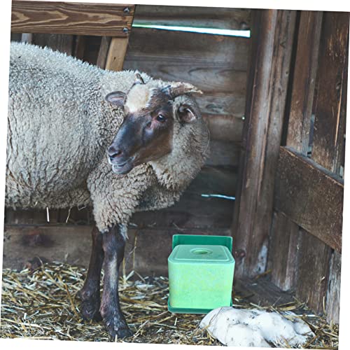 Salt Brick Licking Box for Livestock Sheep Feeder Cattle Feeding Trough Mineral Block