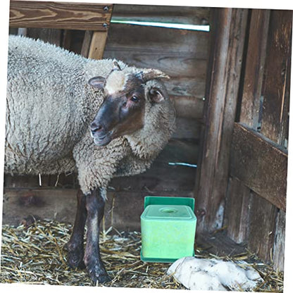 Salt Brick Licking Box for Livestock Sheep Feeder Cattle Feeding Trough Mineral Block