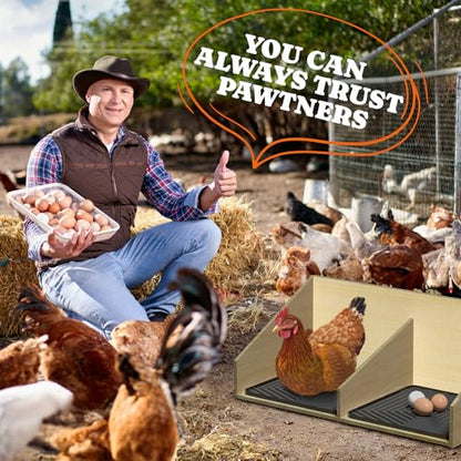 Pawtners Chicken Nesting Box Liners: Washable Nesting Pads for Laying Eggs, 12x12, 10 Pack - color: Grey - 10Pack
