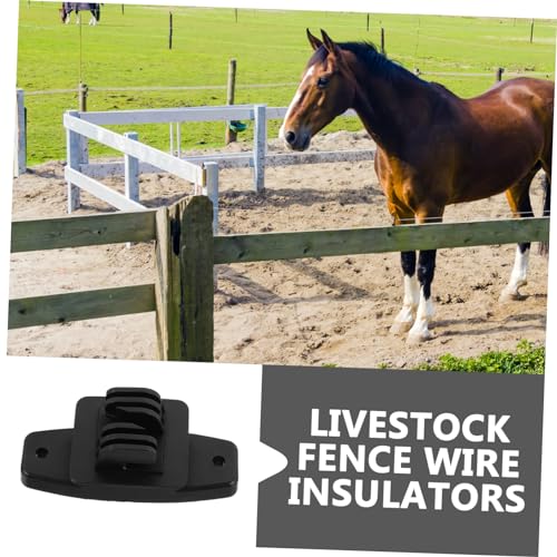 50Pcs Electric Fence Wire Insulators Durable Insulators for Livestock Fencing Easy Installation Prevents Electrical Circuits Reliable Farming Supplies