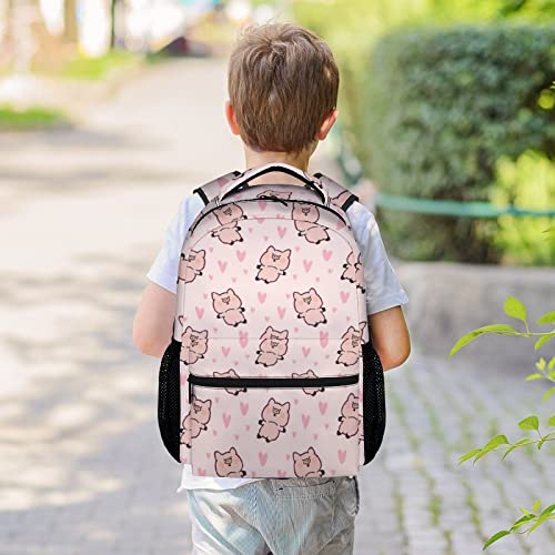 Pig Backpack Gifts, 16 Inch Cute Pig Bookbag Durable, Lightweight, Large Capacity, Funny Animal Backpack for School - color: Style-2