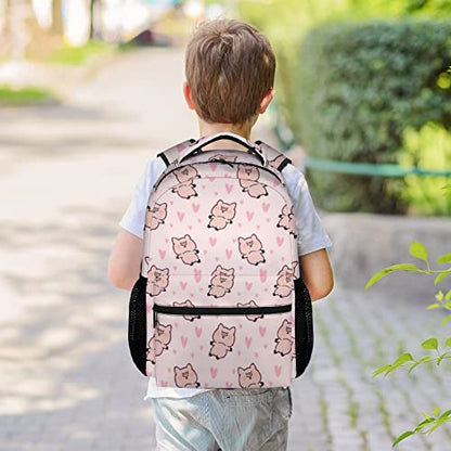 Pig Backpack Gifts, 16 Inch Cute Pig Bookbag Durable, Lightweight, Large Capacity, Funny Animal Backpack for School - color: Style-2