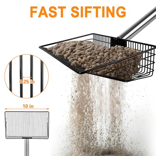 Large Chicken Poop Scooper, Chicken Coop Rake Scooper Accessories
