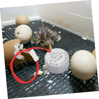 Yardwe Mini Egg Turner Motor for Incubators Synchronous Metal Motor for Hatching Chicken Eggs Replacement