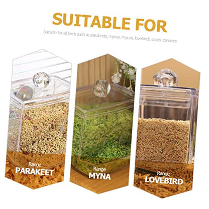 1pack Automatic Feeder Trough No Waste Chicken Feeder for Chicken Enrichment