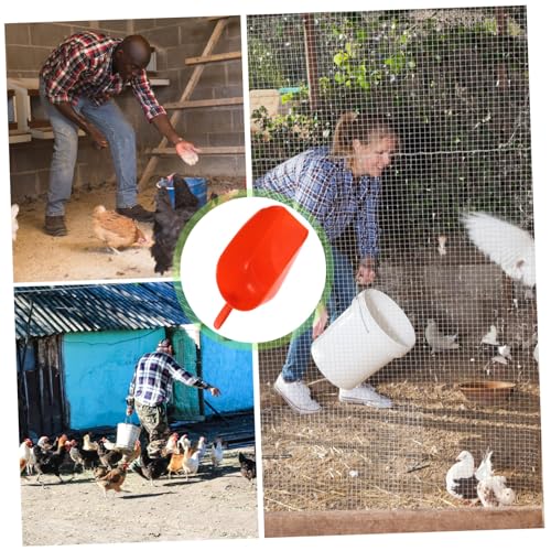 210g Large Capacity Livestock Scoop Thicken Shovel for Poultry and Farm Use Reusable Grain and Distribution Tool