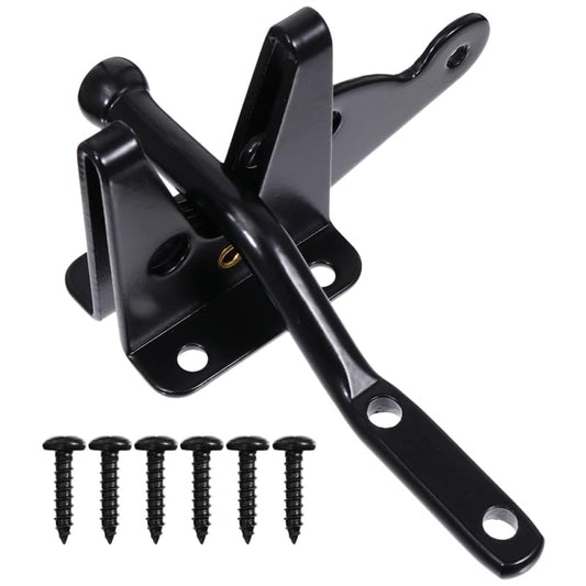 Heavy Duty Pin Lock Door Buckle Gate Latch for Metal and Wooden Gates with Safety for Pets and Babies Easy Installation Outdoor Gate Hardware