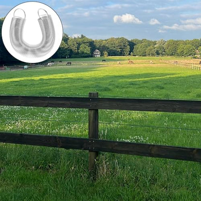 KESYOO Stainless Steel Spring Gate Handle for Electric Fence Livestock Fence Accessory Tension Spring Replacement Part for Pasture Gates