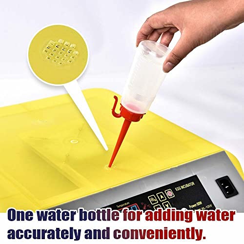 CROSSDESIGN Automatic Digital Egg Incubator 48 Eggs Poultry Hatcher Machine Breeder w/Temperature Control & Auto Turning for Hatching Chicken Duck Goose Quail Birds - size: 48 Eggs