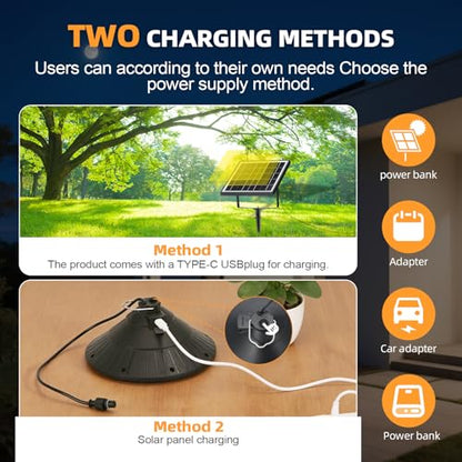 Solar Chicken Coop Light with Remote, Outdoor IP66 Waterproof Pendant, 4500mAh Rechargeable Solar Barn Light, 3 Modes, 4 Brightness Levels, 24H Timer, 16.4ft Cable for Patio Garden, 1-Pack - size: 1-Pack