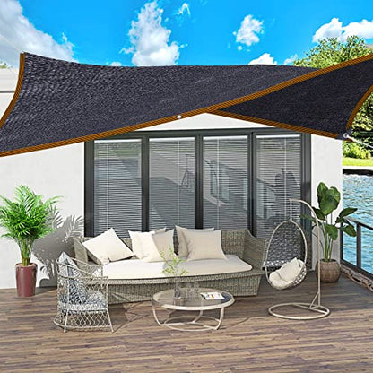 Shade Cloth - for Plants Greenhouse, 70% Sunblock Shade Sails -for Outdoor Garden Pergola Patio Lawn Sun Shade Cloths for Kennel Chicken Coop Easier to Hang Plant Shade Net Cover - size: 5'x20'