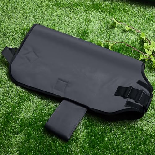 Shinylin Weatherproof Goat Blanket for Winter Sheep and Calf Blanket Soft Fleece Lining Goat Coat for Show Goats, Pets & Livestock Adjustable Belly Straps for Secure Fit(Gray,Size XL)