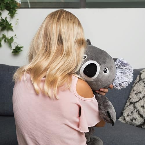 HUGIMALS Quinn The Koala 20 Inch 4.5 lb Heavy Cute Sensory Weighted Comfort Plush | Large Unscented Washable Self Care Calming Stuffed Animal for Kids, Teens and Adults - color: Quinn the Koala