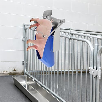 Pig CastRodention Tool & Piglet CastRodention Device, Stainless Steel CastRodention Rack with Position Restraint System, Livestock Breeding Equipment for Farm Swine Management and Animal Husbandry
