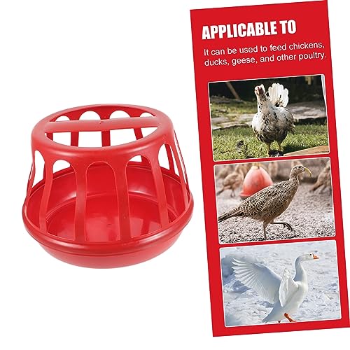 6kg Chicken Feeder Dispenser Durable Plastic Poultry Food Container for Chickens Quails and Other Livestock Easy to Install and Clean Capacity Lightweight Design