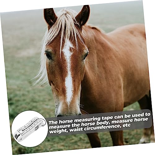 Horse Measuring Tape for Accurate Height and Weight Measurement Reusable Farm Measuring Tool for Livestock and Horses Multi-Functional Design for Easy Use