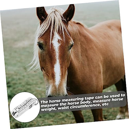Horse Measuring Tape for Accurate Height and Weight Measurement Reusable Farm Measuring Tool for Livestock and Horses Multi-Functional Design for Easy Use
