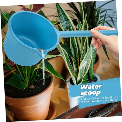 Plastic Water Ladle Bath Ladle Dipper 3pcs Long Handle Hair Washing Cup Kitchen Water Scoop Livestock Feeding for Garden Watering Supplies