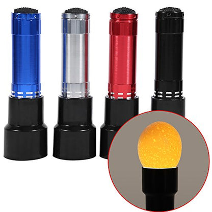 Gavigain Egg Candler, Poultry Egg Candler Tester, Candling Light for Eggs, LED Egg Incubator Light for Chicken Duck All Eggs(Sliver)