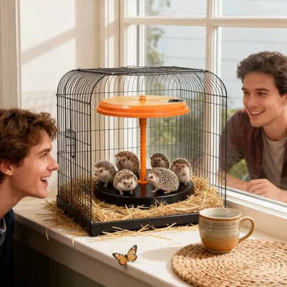 Brooder Plate | 35W Chicks Heating Brooder Plate | Height Adjustable Poultry Warmer | for Winter Poultry Duckling Quail Coop Hedgehog Reptile Farm Lab Home