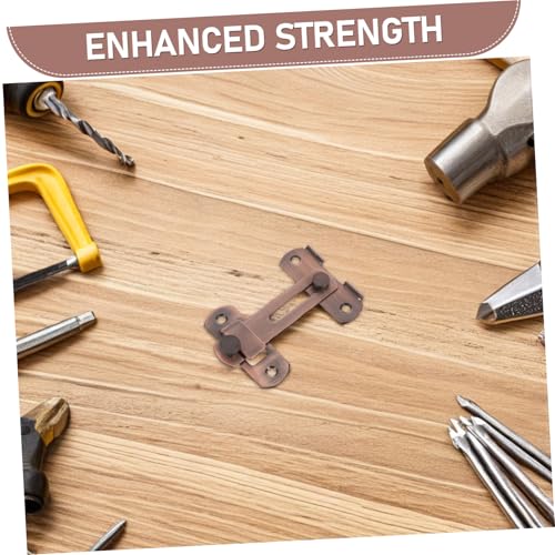 Artibetter Stainless Steel Pet Heavy Duty Flip Latch Safety Door Lock for Wooden Fences Theft Design Rustproof Farm Gate Latch for Secure Closure and Wide Compatibility