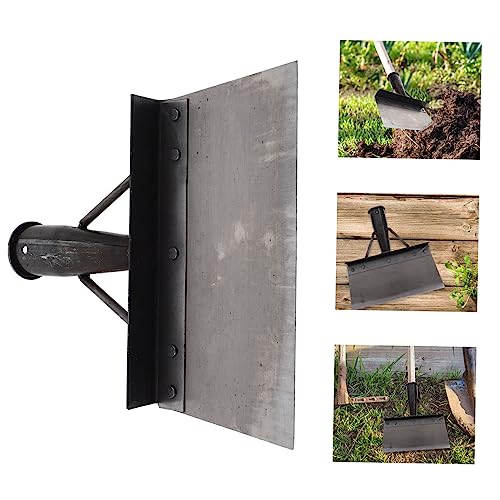 Multi-Functional Metal Dung Shovel for Farm Poultry Cleaning Heavy-Duty Fowl Dung Scoop Long Handle for Chicken Duck Pens