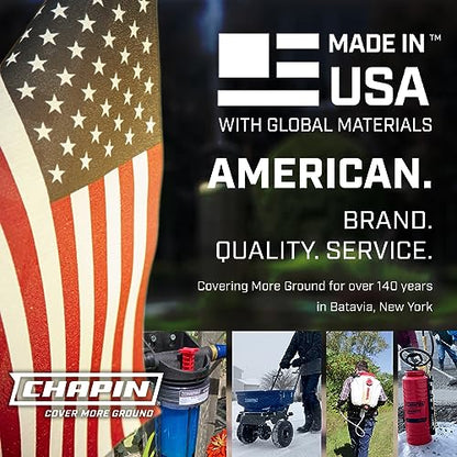 Chapin Made in the USA, 1244 2-Gallon Tri-Poxy Steel Tank Sprayer for Lawn, Home and Garden, Red - style: Upgraded Professional-Use Steel Sprayer