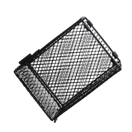 Square Shape Scalding Lampshade for Reptiles Poultry Sturdy Iron Material Easy Install Protects Lights
