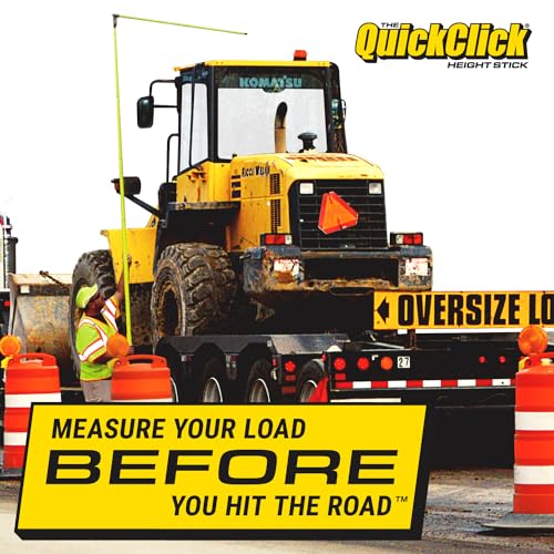 The Original QuickClick Height Stick – Measures Up to 15 Feet – Measure Your Load Before You Hit The Road™ - size: Original - Measures Up To 15'