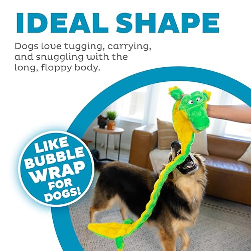 Outward Hound Squeaker Matz Plush Gator Dog Toy, XXL - size: 2X-Large (Pack of 1)