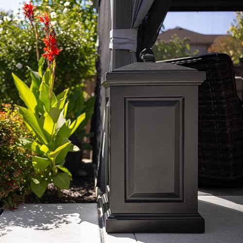 Mayne Berkshire Multi-Purpose Storage Bin - 20in x 20in x 38in - 45 Gallons of Storage Capacity - Polyethylene (4835-B)