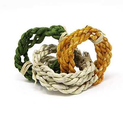 Oxbow Enriched Life Twisty Rings, Rabbit Toys, Guinea Pig Toys, Enrichment for Bunny, Guinea Pig, Hamster, Rabbit, Chinchilla, Rat, Chinchilla Cage Accessories, Small Pet Accessories for Cage - size: 1 Count (Pack of 2)