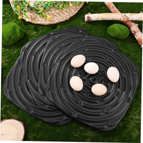 4Pcs Washable Chicken Nesting Pads Comfortable Coop Bedding for Egg Laying Durable Non Rolling Hen Nesting Box Liners Easy to Cut for Poultry Care Supplies