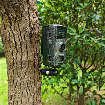 Adjustable Trail Camera Tree Mount: Game Camera Outdoor Mounting Bracket Holder with Double 360° Swivel Tilt Ball Joints, 2 Packs - size: 2