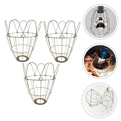 3pcs Wear-Resistant Bulb Cover for Heating Lamps Light Bulb Cage for Livestock Reptiles and Chickens Easy to Install Material Design