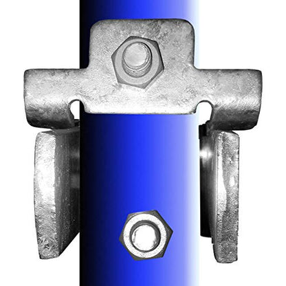 Jake Sales 3 Inch Chain Link Fence Single Gate Fulcrum Latch. Fits 1-5/8inches or 1-7/8inches Gate Frame. Latches to 3inches Post. Galvanized for Corrosion Protection. - size: 3 Inch