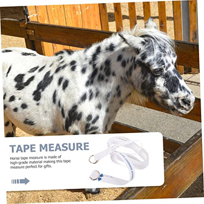Housoutil Horse Measuring Tape for Livestock Measure Tape for Accurate Horse Height and Weight Measurement Portable and Reusable Farm Tool